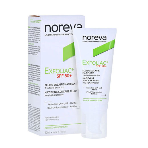 فلویید ضدآفتاب مات کننده اکسفولیاک نوروا مناسب پوست های چرب ۴۰ میلی لیتر (Noreva)