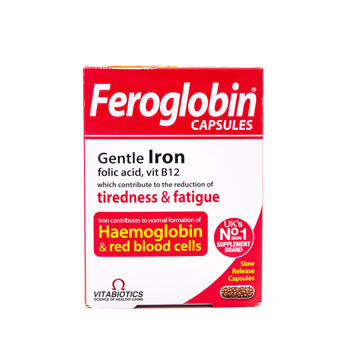 قرص خون ساز و آهن فروگلوبین Vitabiotics Feroglobin