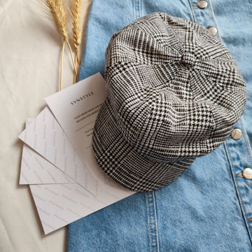 کلاه زنانه ی پیچازی نقاب دار فدورا (Fedora) سین استایل