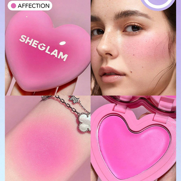 رژگونه کرمی قلبی شیگلم (Sheglam)