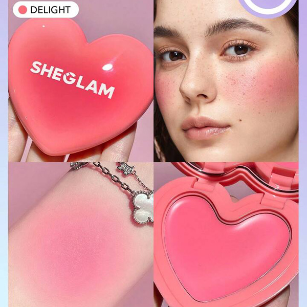 رژگونه کرمی قلبی شیگلم (Sheglam)