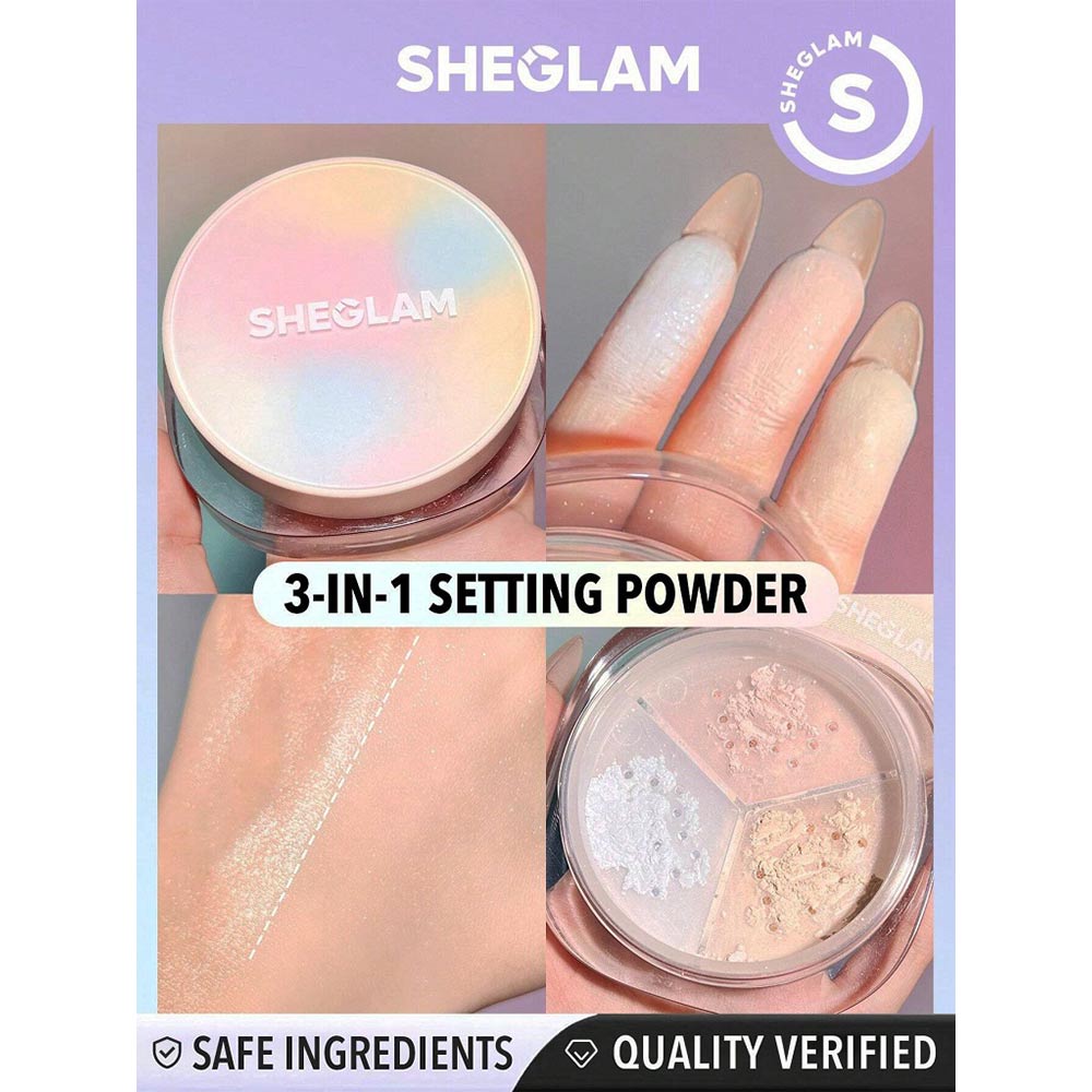 پودر فیکس 3 رنگ شیگلم (SHEGLAM)