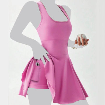 پیراهن زنانه ورزشی آستین حلقهای نت لاین (net-line) شین